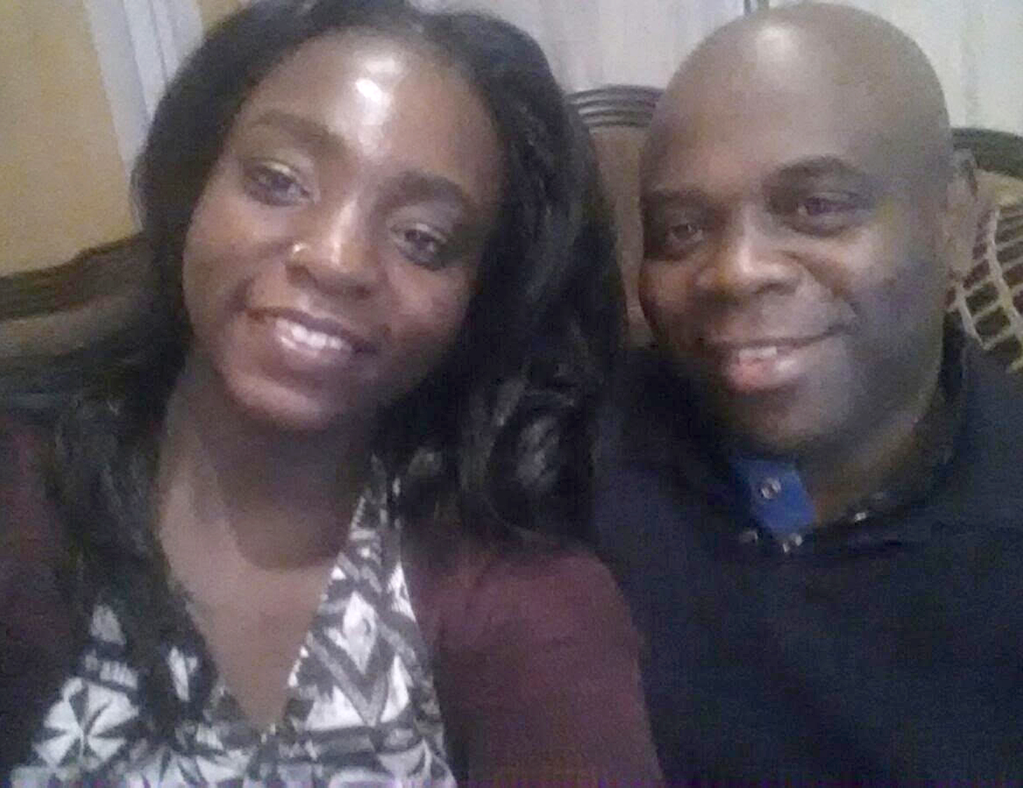 Louisa Akoto and her father